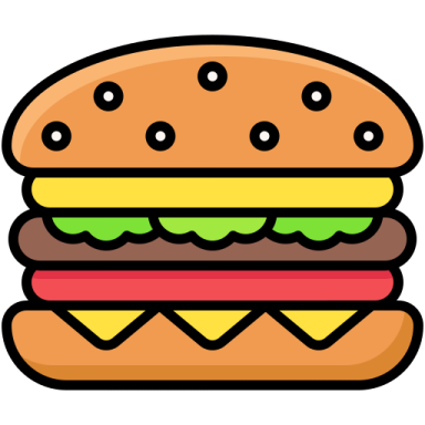 a hamburger with cheese and tomato on it
