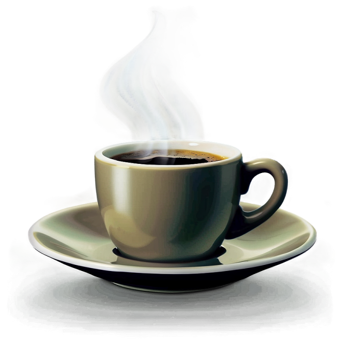 a cup of coffee on a saucer