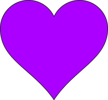 a purple heart
