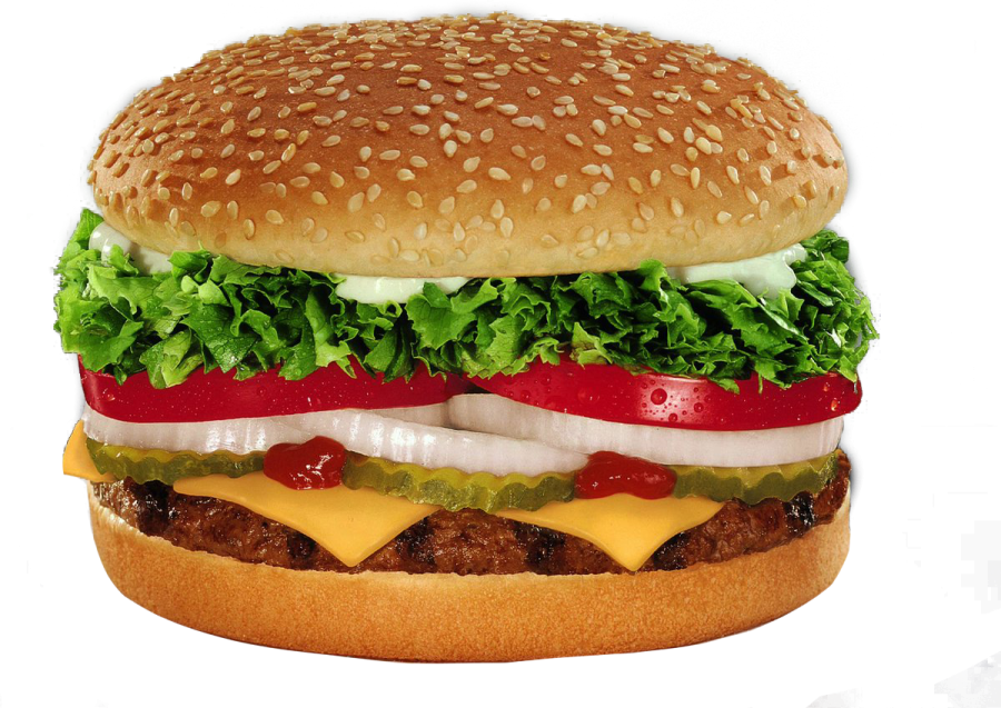 a hamburger with cheese and lete on it