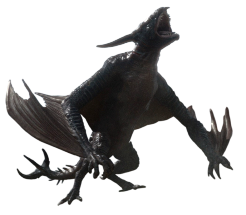 an image of a godzilla with its mouth open