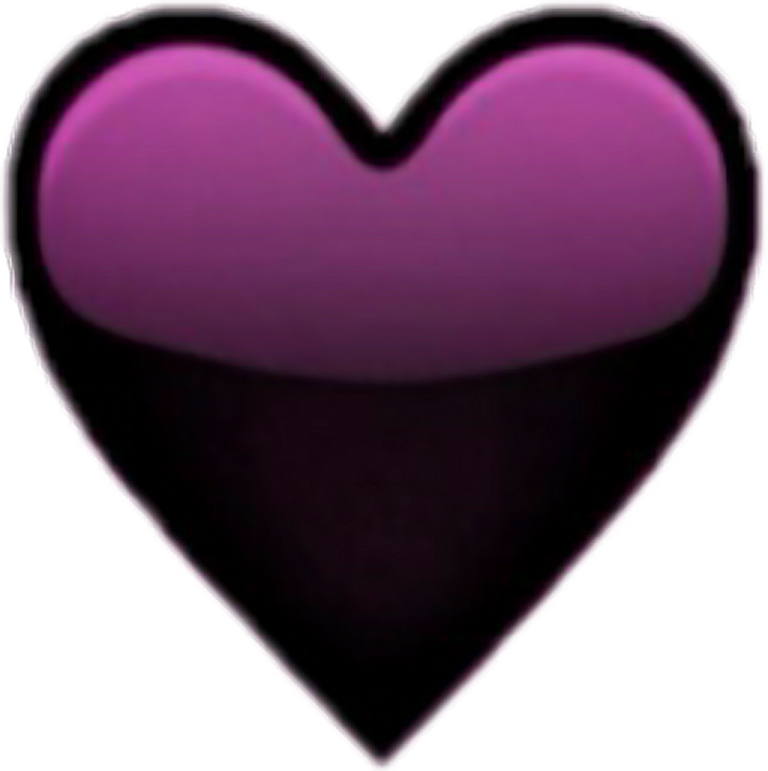 a purple heart on a white background