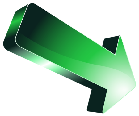 a green arrow icon