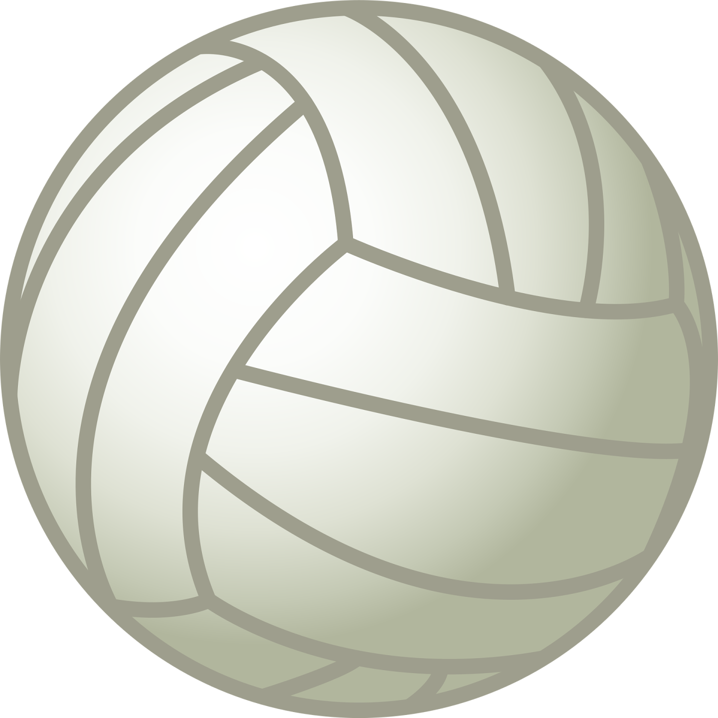 a volleyball ball on a white background