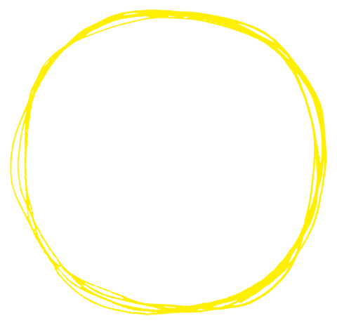a black and white drawing of a circle