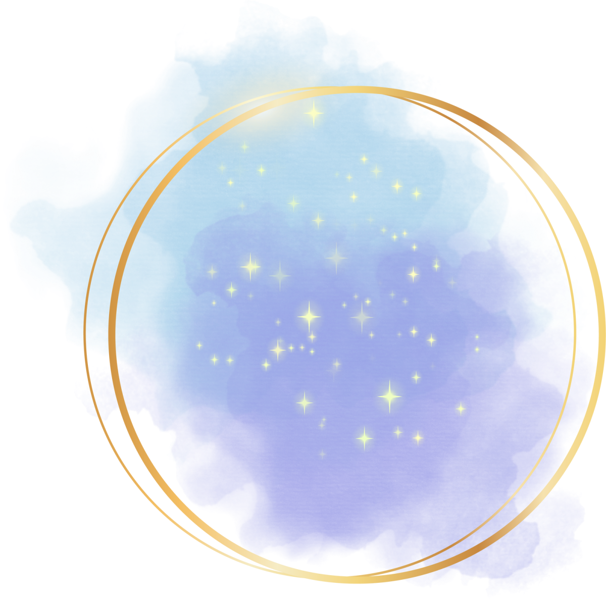 a circle with stars in the middle