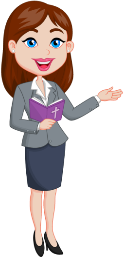 a woman in a business suit pointing at something