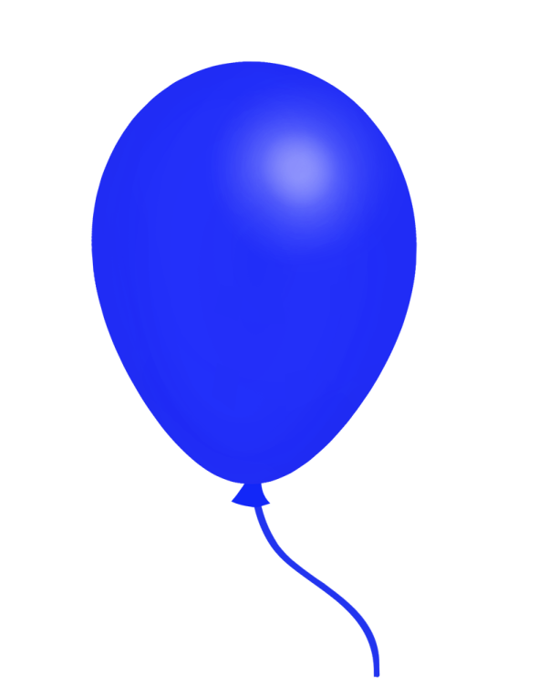 a black balloon on a white background