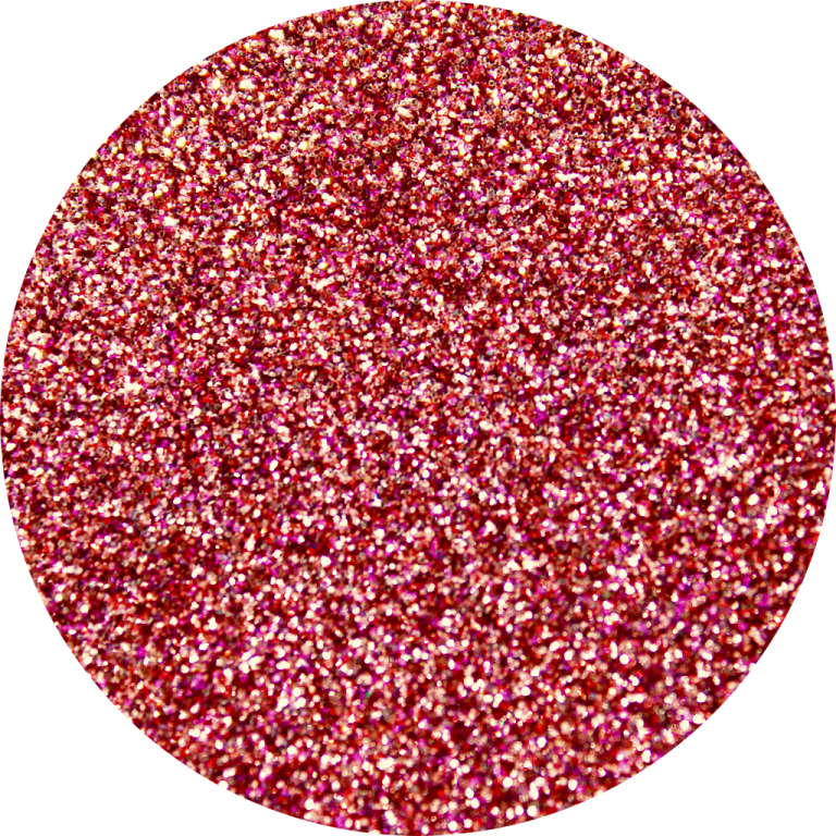 a pink glitter in a circle