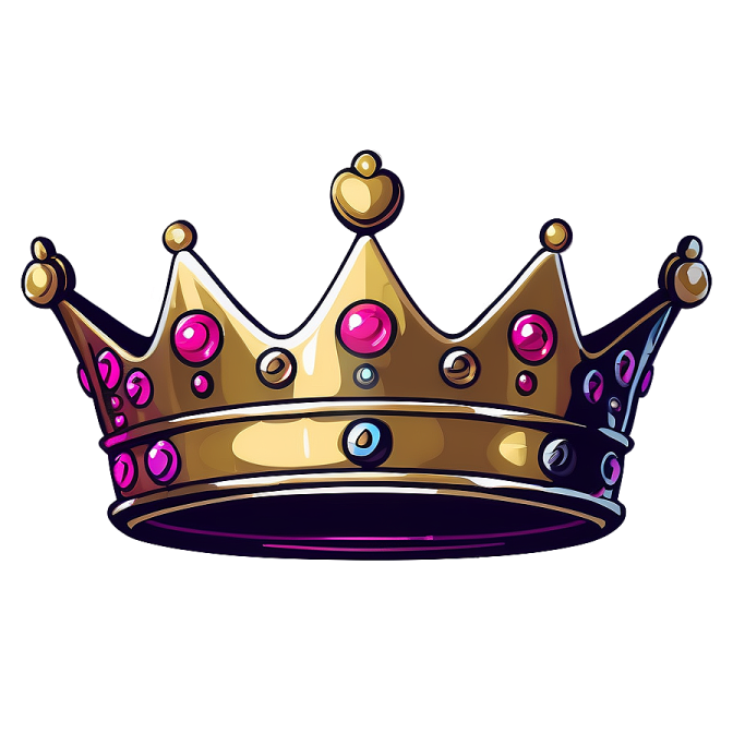a crown on a white background