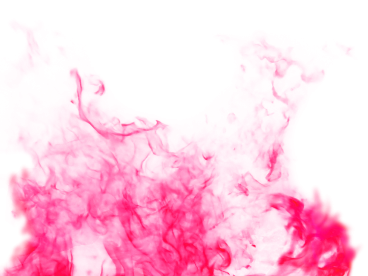 pink smoke on a white background