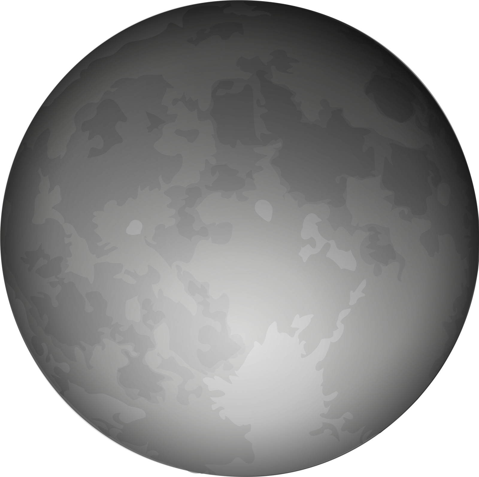 a black and white image of the moon