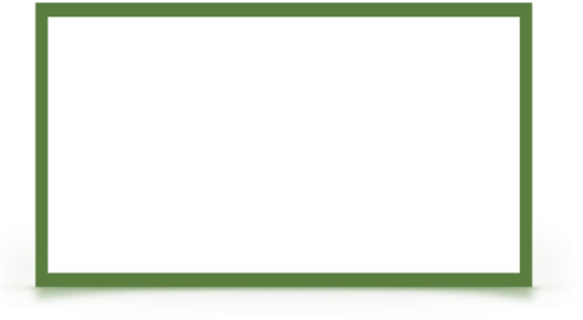 a green frame on a white background