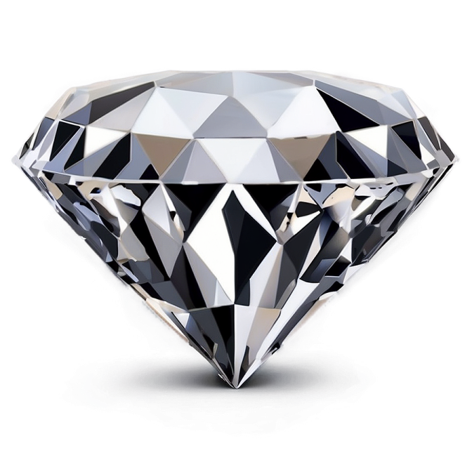 a diamond on a white background