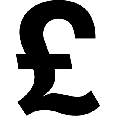 a black and white pound symbol