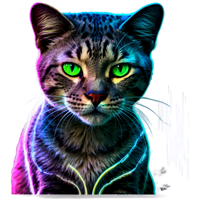 a close up of a cat with green eyes