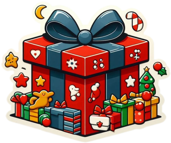 an image of a gift box with a bow