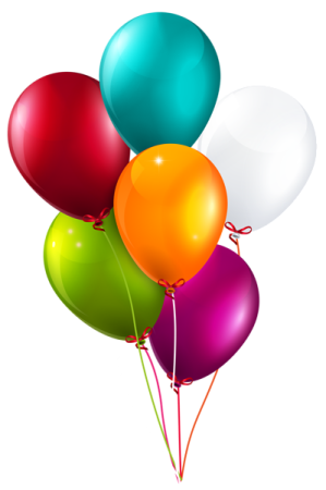a bunch of colorful balloons