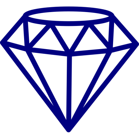 a diamond with a white background