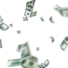 a bunch of money falling from the sky