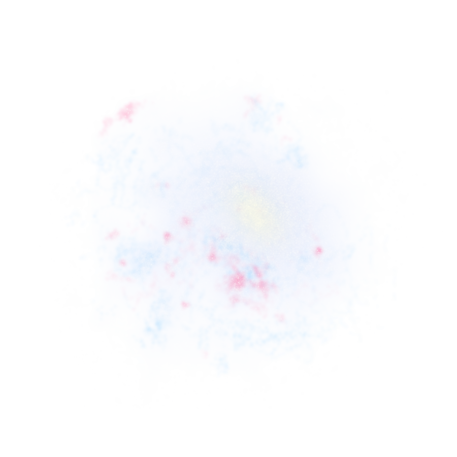 a white background with pink and blue stars