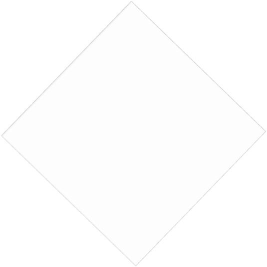 a white square with a diamond shape