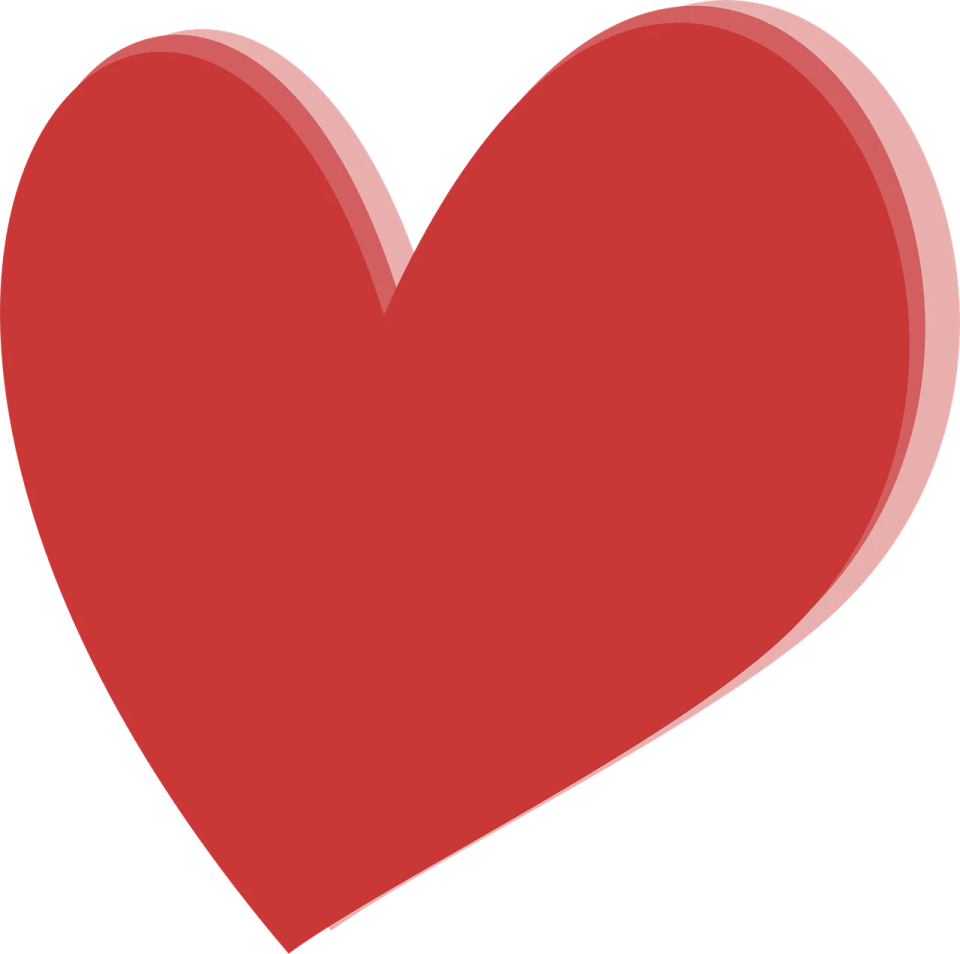 a red heart