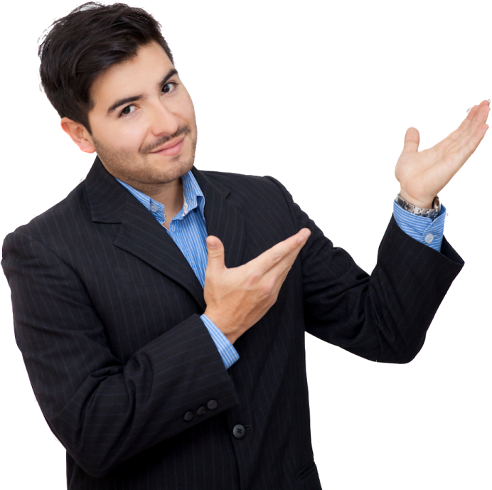 a man wearing a suit