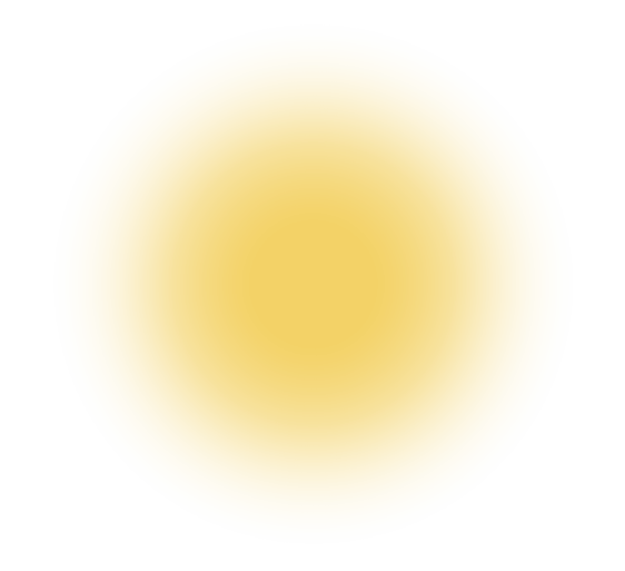 a yellow circle on a white background