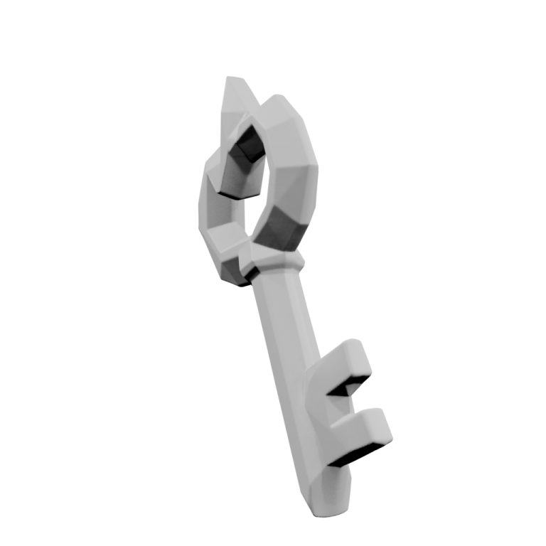an image of a key on a white background