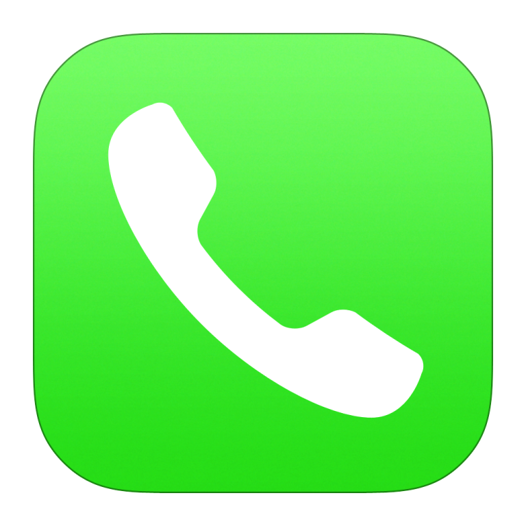 a green phone icon