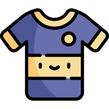 a t - shirt with a smiley face on it
