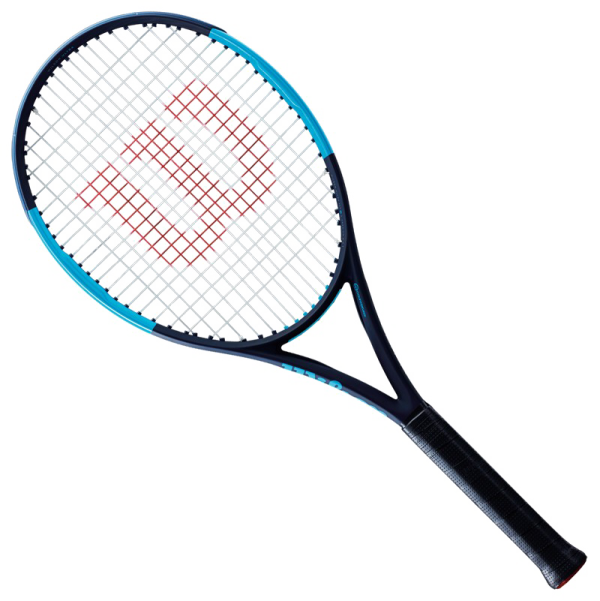 a tennis racket on a white background