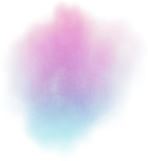 a pink and blue gradient on a white background