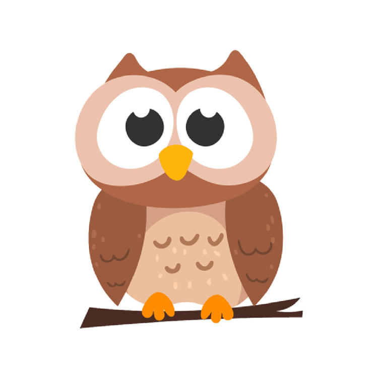 an owl sitting on top of a tree branch