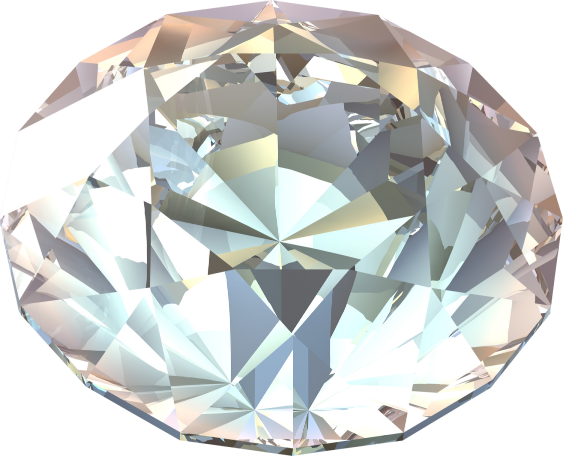 a diamond on a white background