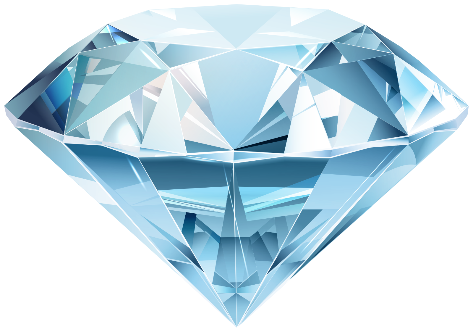 a diamond on a white background