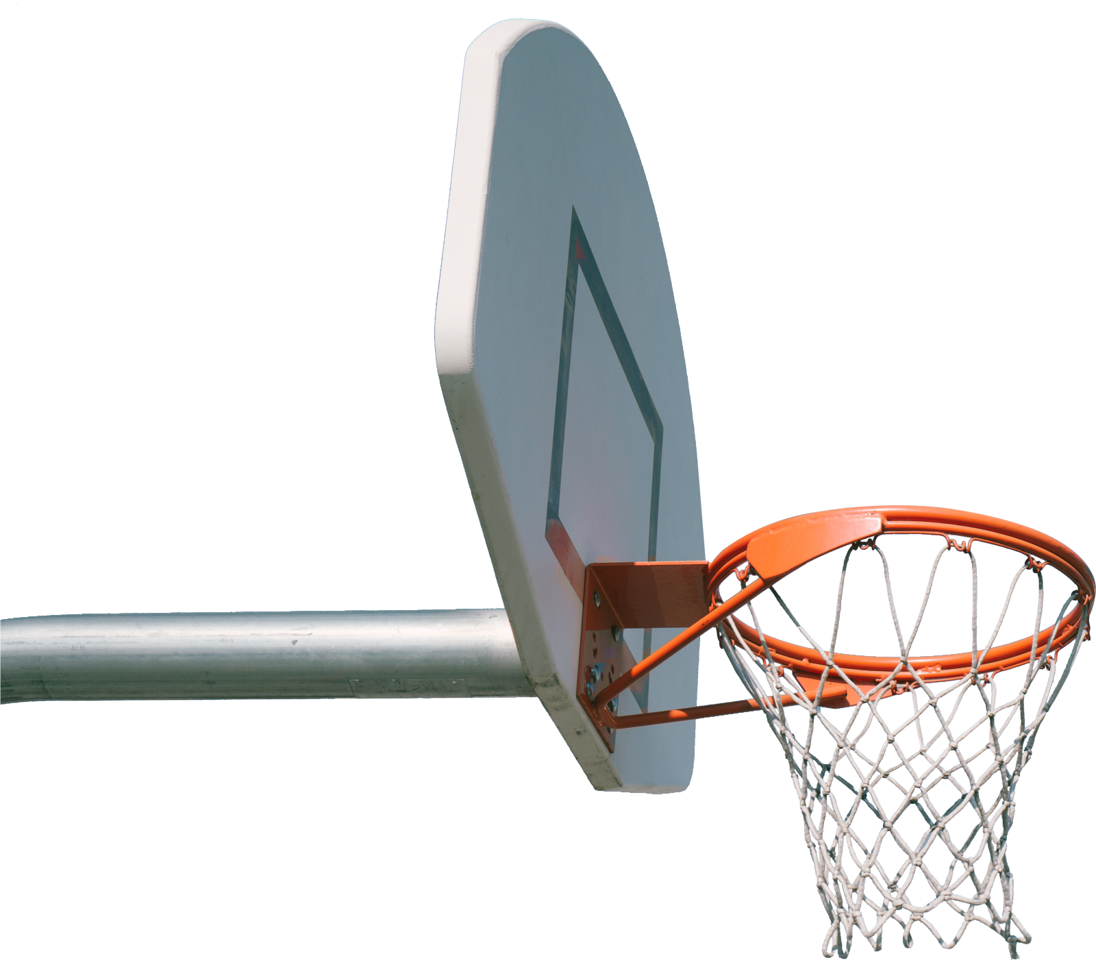 a basketball hoop on a white background