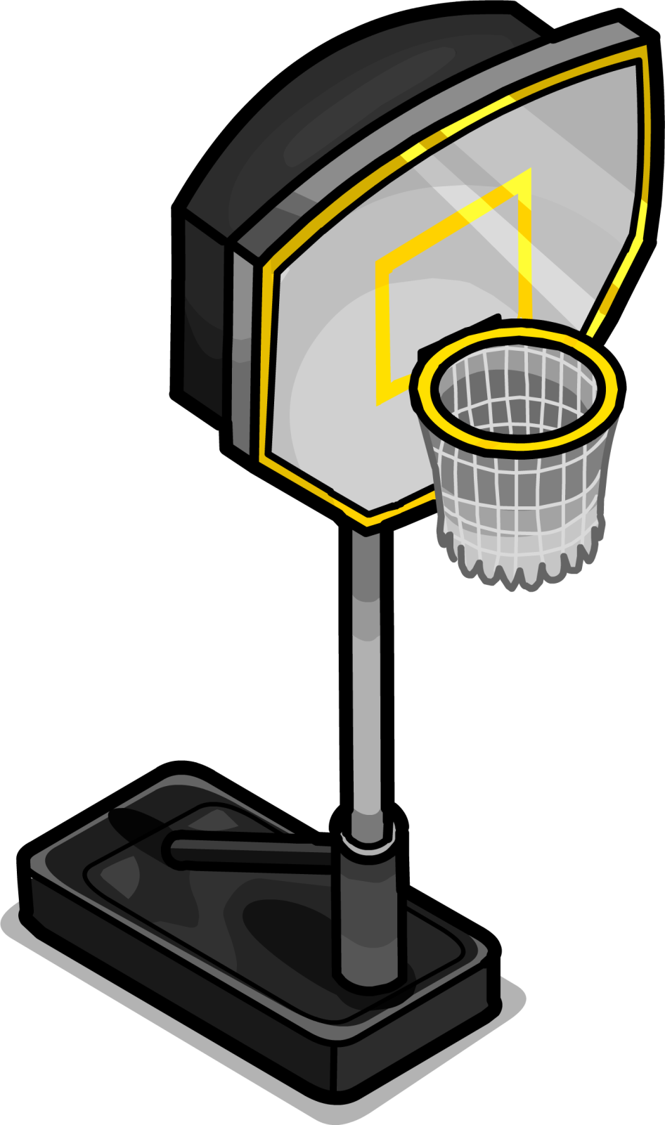 an illustration of a basketball hoop