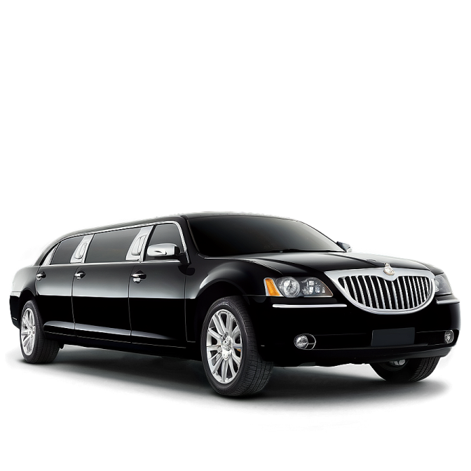 a black car on a white background