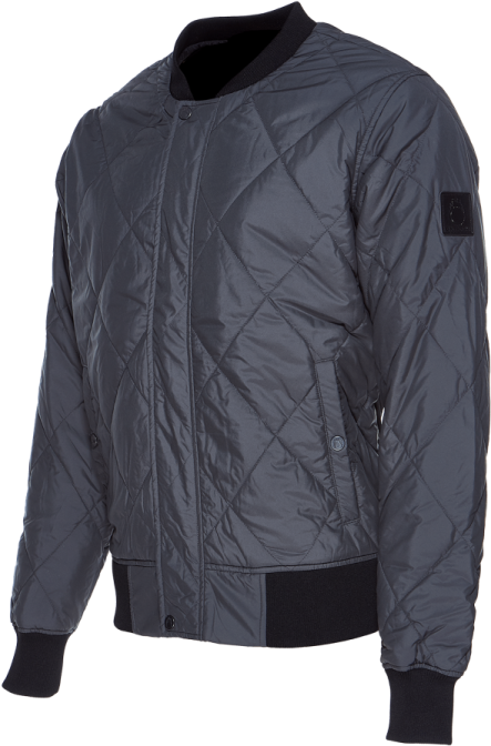 the bomber jacket in grey