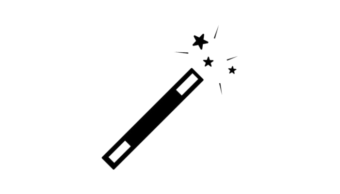 a black and white image of a pencil