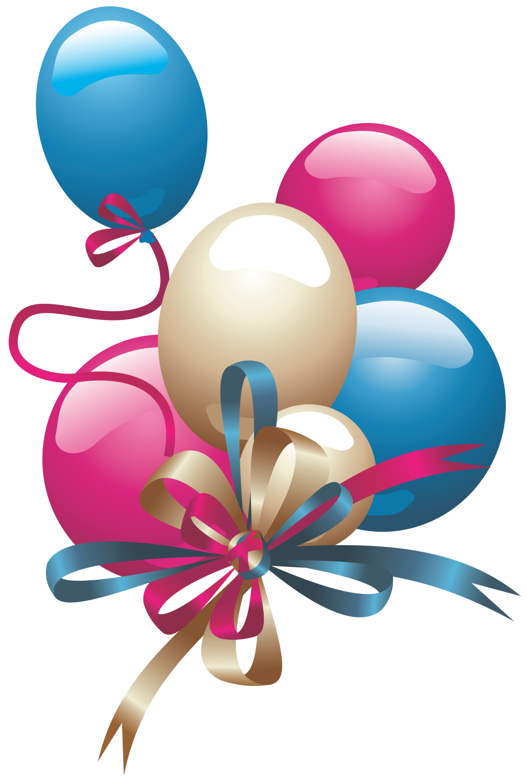 a bunch of balloons on a white background