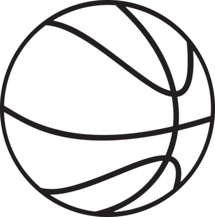 a basketball ball on a white background