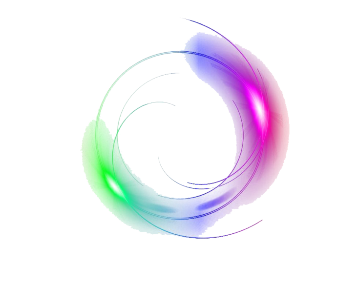 a rainbow colored circle on a white background