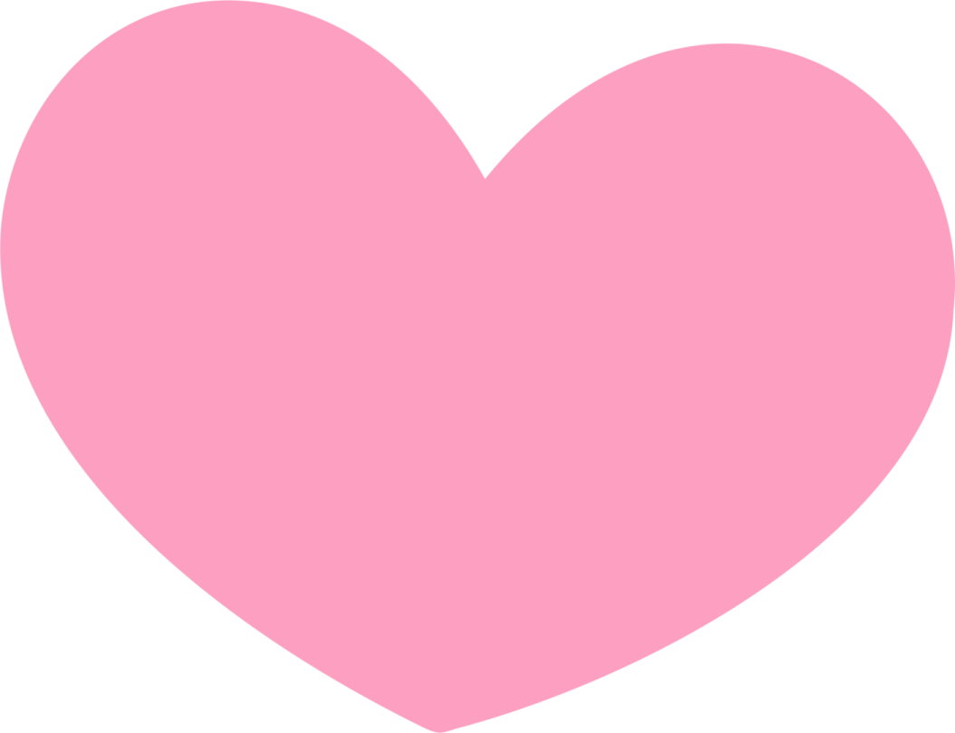 a pink heart