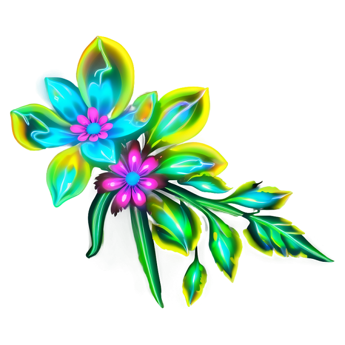 a colorful flower on a white background