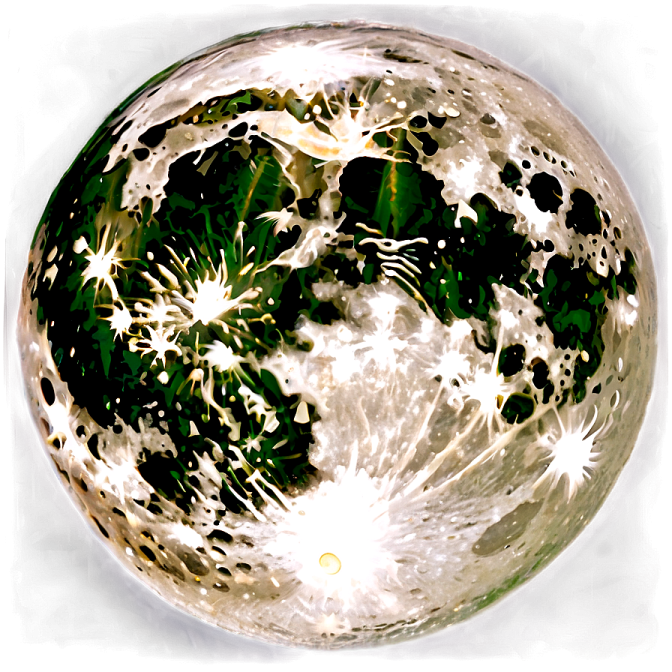 a drawing of the moon
