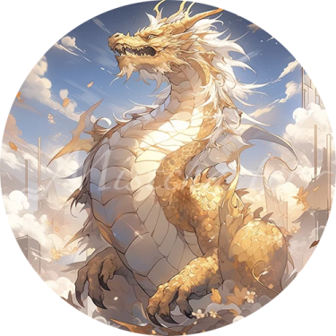 a picture of a white dragon in the sky