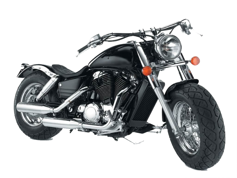 a black motorcycle on a white background